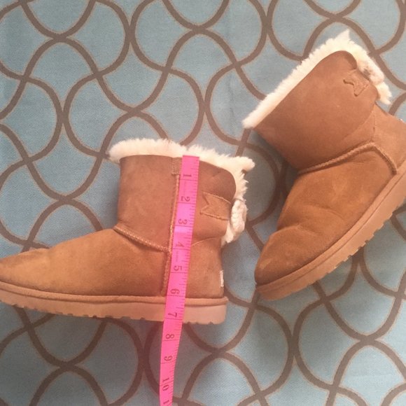 UGG Mini Bailey Knit Bow Boots SOLD📌 - Picture 9 of 13